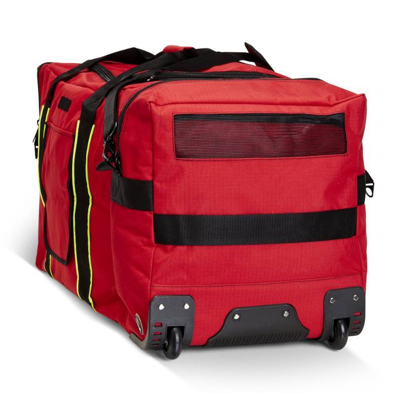 gear bag with wheels LINE2design Wheeled Firefighter Jumbo Gear Bag with Reflective Trim and Maltese Cross