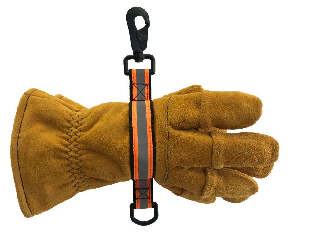 fireliner handschuhe LINE2design Quick Release Glove Strap with Reflective Trim Firefighter Turnout Gear