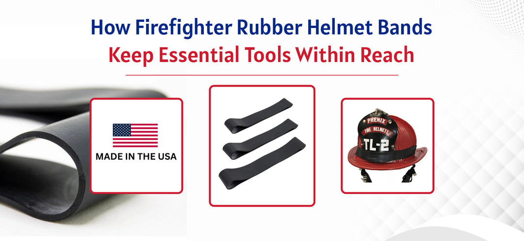How Firefighter Rubber Helmet Bands Keep Essential Tools Within Reach