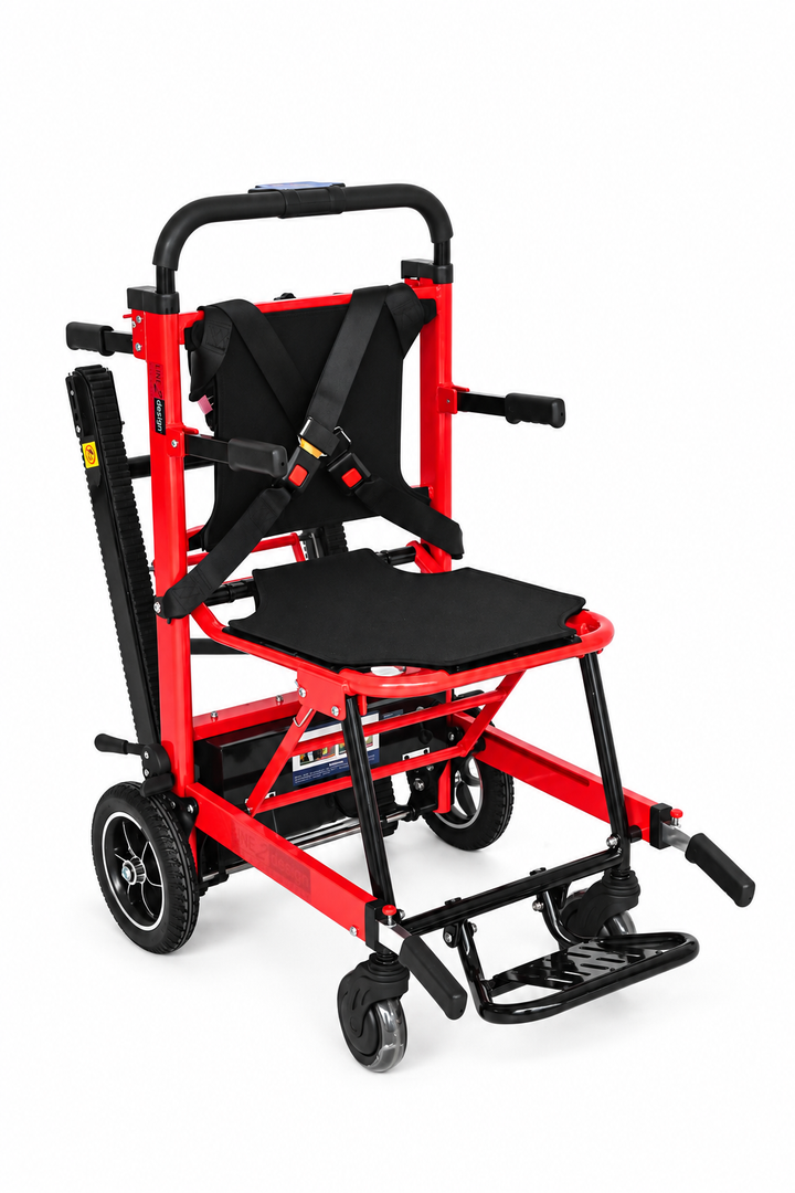 LINE2design-USA-Motorized Mobile Stair Lift Climber - Red