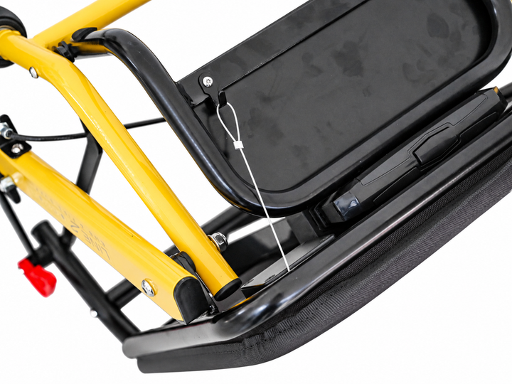 LINE2design Transport Mobility Chair-Portable Lightweight Foldable Telescopic Handle
