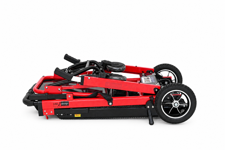 LINE2design-USA-Motorized Mobile Stair Lift Climber - Red