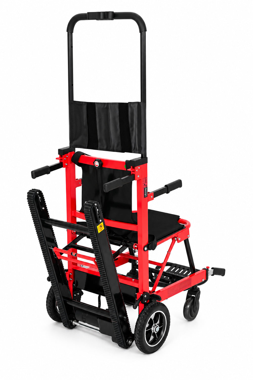 LINE2design-USA-Motorized Mobile Stair Lift Climber - Red