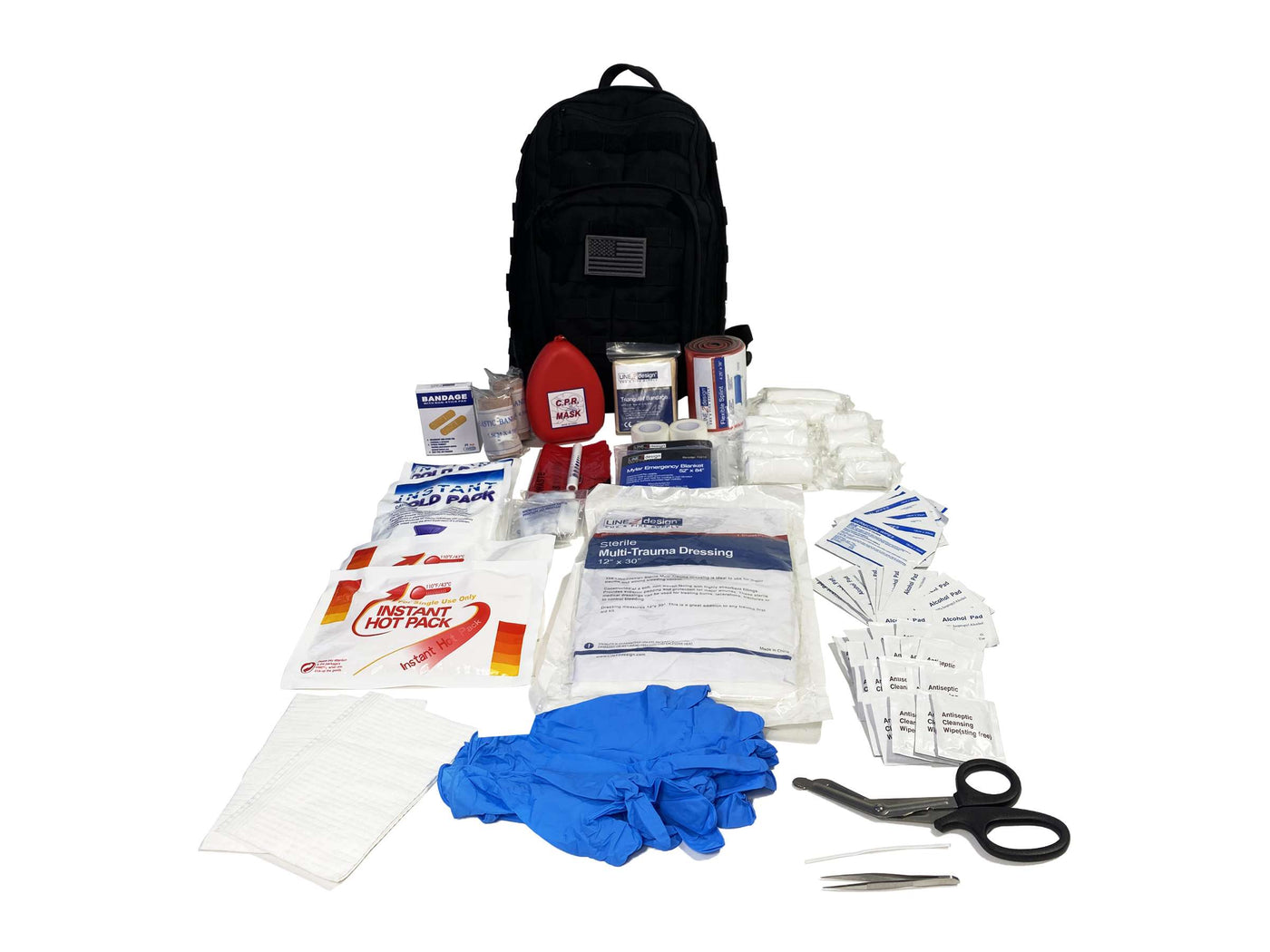 First Aid Kit For Bleeding - Line2Design