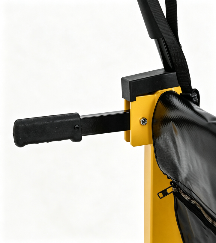 LINE2design-USA-Deluxe Heavy Duty Emergency Medical Evacuation Stair Chair - 4 Wheel in Yellow