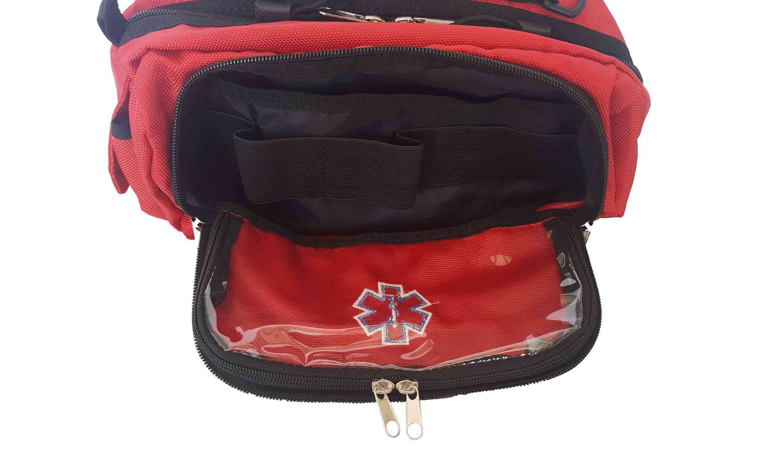 First Aid Nylon Star of Life Pack EMT Bags & Cases - Red – LINE2EMS