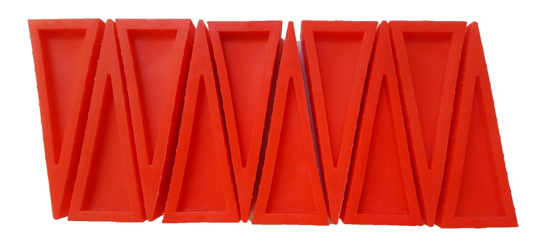 LINE2design Durable Firefighter Door & Fire Sprinkler Wedges-Red