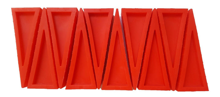 LINE2design Durable Firefighter Door & Fire Sprinkler Wedges-Red